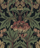 Malibu Primrose Garden Wallpaper - Vintage Floral - Wrought Iron & Clay | Malibu Wallpaper