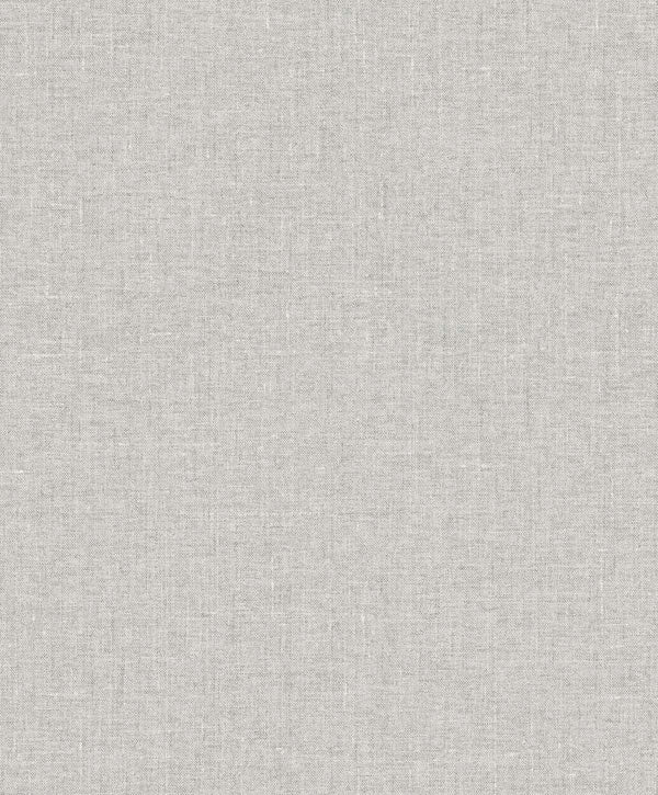 Abington Faux Linen Contemporary Linen - Uniform Grey | Architectural Wallcoverings