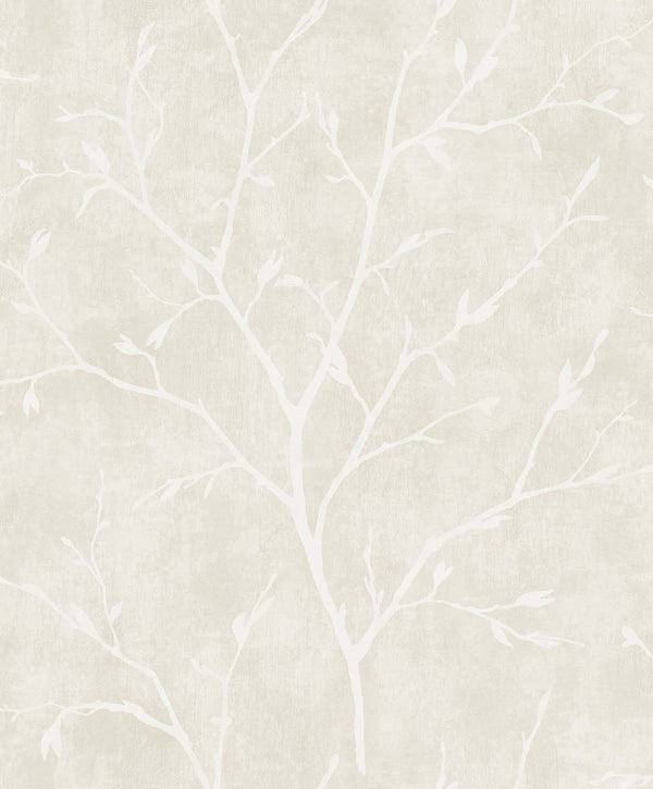 Avena Branches Contemporary Botanical - Mica | Architectural Wallcoverings