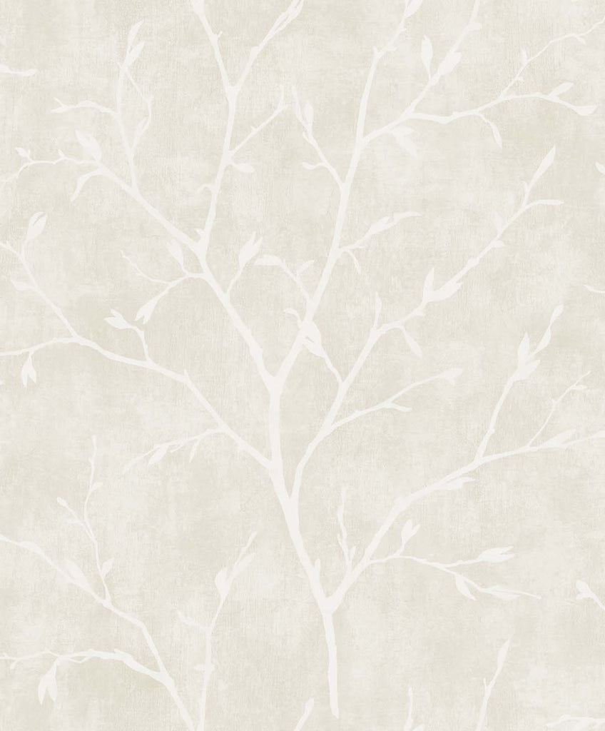 Malibu Avena Branches Wallpaper - Contemporary Botanical - Soft Cream | Malibu Wallpaper