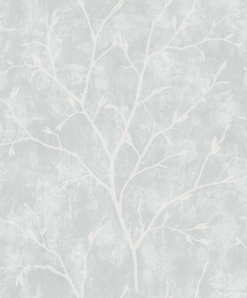 Malibu Avena Branches Wallpaper - Contemporary Botanical - Winter Grey | Malibu Wallpaper