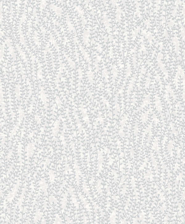 Seaweed Beaded Branches Contemporary Botanical - Diamond Glass Beads | Architectural Wallcoverings