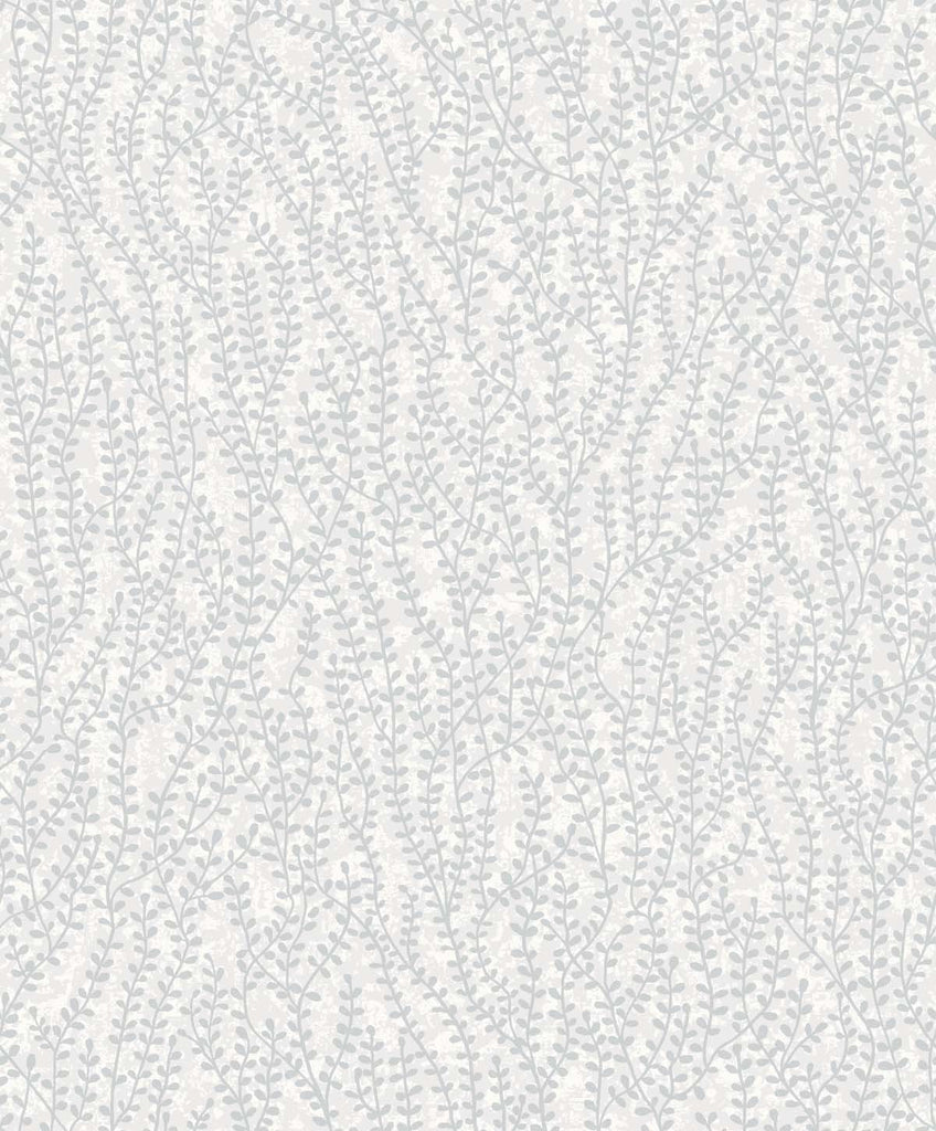 Malibu Seaweed Beaded Branches Wallpaper - Contemporary Botanical - Diamond Glass Beads | Malibu Wallpaper