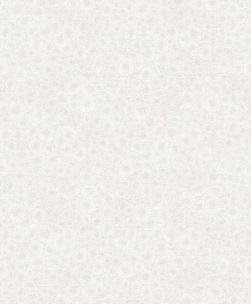 Malibu Windham Shells Wallpaper - Contemporary Abstract - Pure Pearl | Malibu Wallpaper