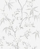 Malibu Floral Blossom Trail Wallpaper - Contemporary Floral - Soft Grey | Malibu Wallpaper