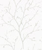 Malibu Branching Out Wallpaper - Contemporary Botanical - Winter Grey | Malibu Wallpaper