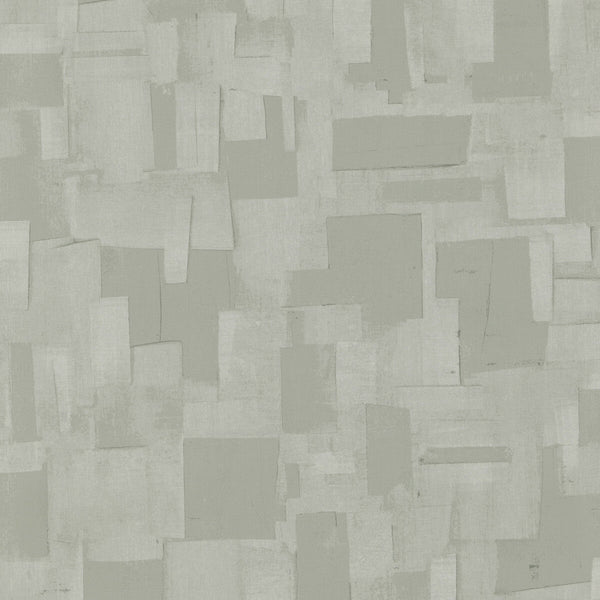 Cubist - Mineral Green By Threads | Vinyl Wallcovering Collection I |Geometric Texture Wallcovering Print