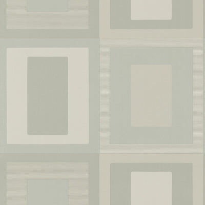 Moro - Mineral Green By Threads | Vinyl Wallcovering Collection I |Geometric  Wallcovering Print