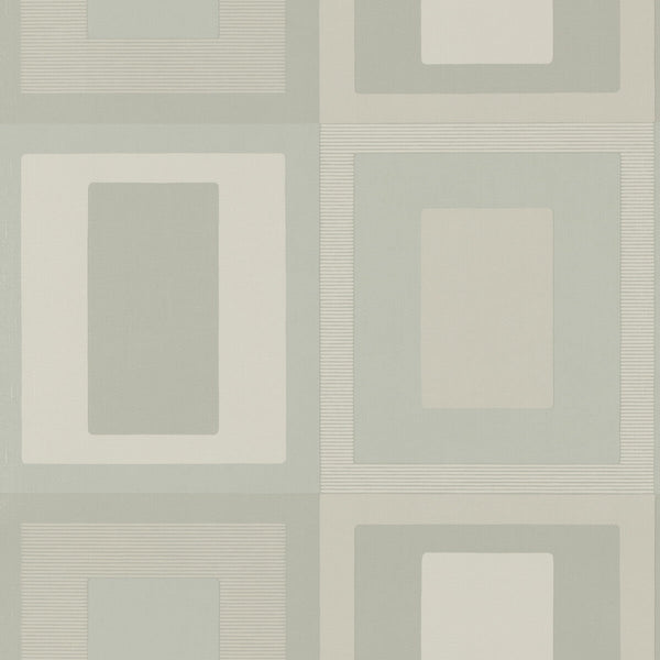 Moro - Mineral Green By Threads | Vinyl Wallcovering Collection I |Geometric  Wallcovering Print