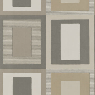 Moro - Pebble Grey By Threads | Vinyl Wallcovering Collection I |Geometric  Wallcovering Print