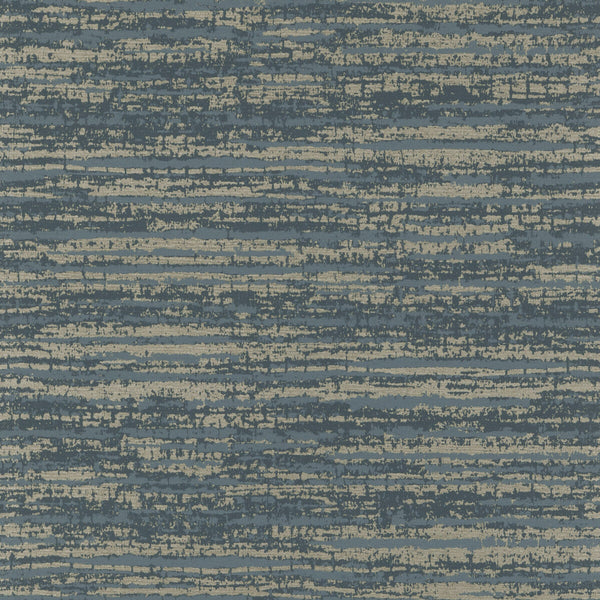 Renzo - Indigo Blue By Threads | Vinyl Wallcovering Collection I |Solid Texture Wallcovering Print