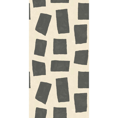 Zanzibar - Charcoal Black By Threads | Faraway Wallpaper |  Wallcovering