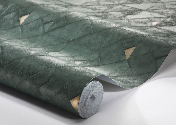 Asami Petrol | Wall&decò Wallcovering