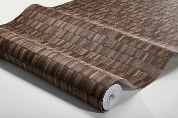 Tavillon Brown | Wall&decò Wallcovering