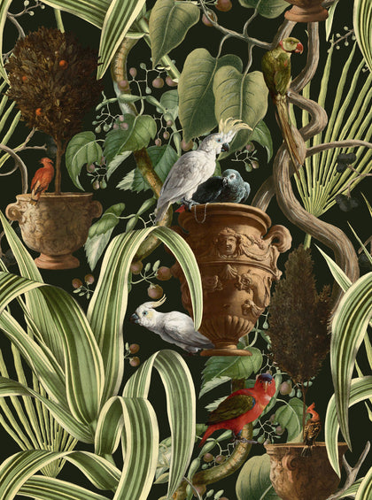 Exotic Menagerie - Dark Wallcovering | Mind the Gap