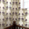 Grand Thistle Gold & Purple on Cream