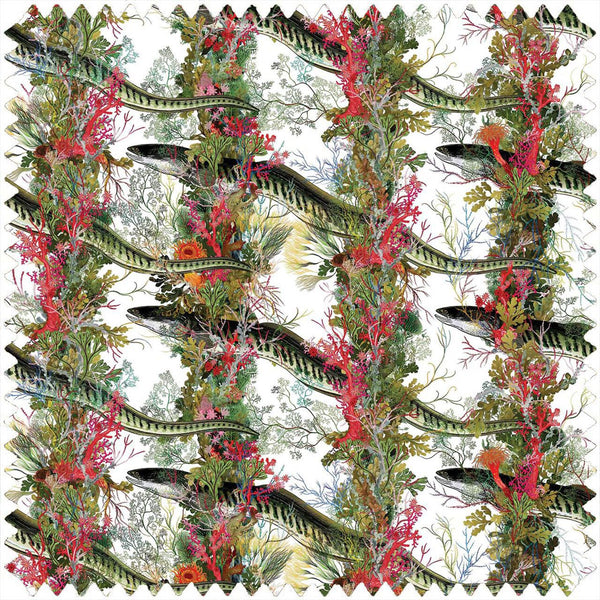 Eel Colonnade Linen Original | Timorous Beasties Fabric