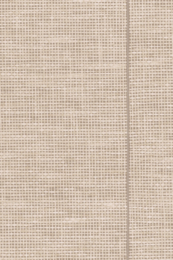 Le Raphia Tissé Raffia Stripe Nutmeg Wallpaper | Arte Europe
