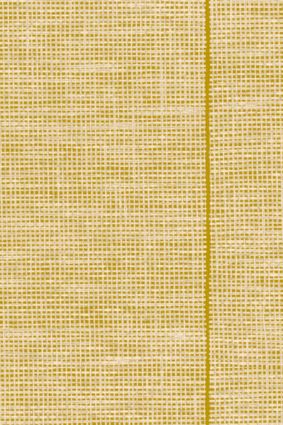 Le Raphia Tissé Raffia Stripe Marigold Wallpaper | Arte Europe