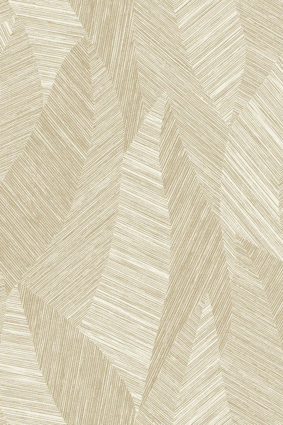 Bounty Leaf Woven Sand Wallpaper | Arte Europe
