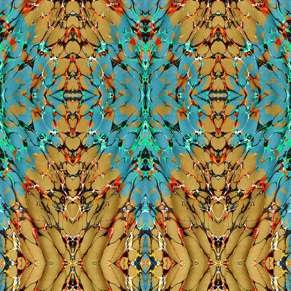 Ex Libris Jasper on Old Gold | Timorous Beasties Wallcovering