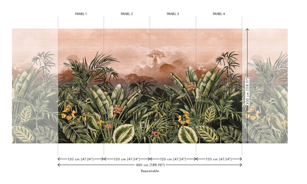 Silk Road Garden Wallcovering (No Tiger)| Arte Europe -  - Image 3
