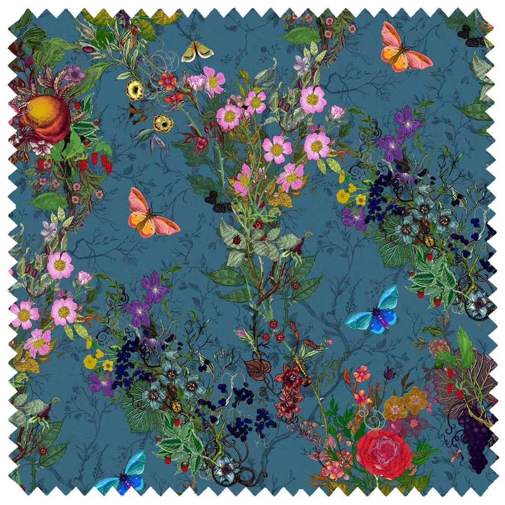 Bloomsbury Garden Linen Teal