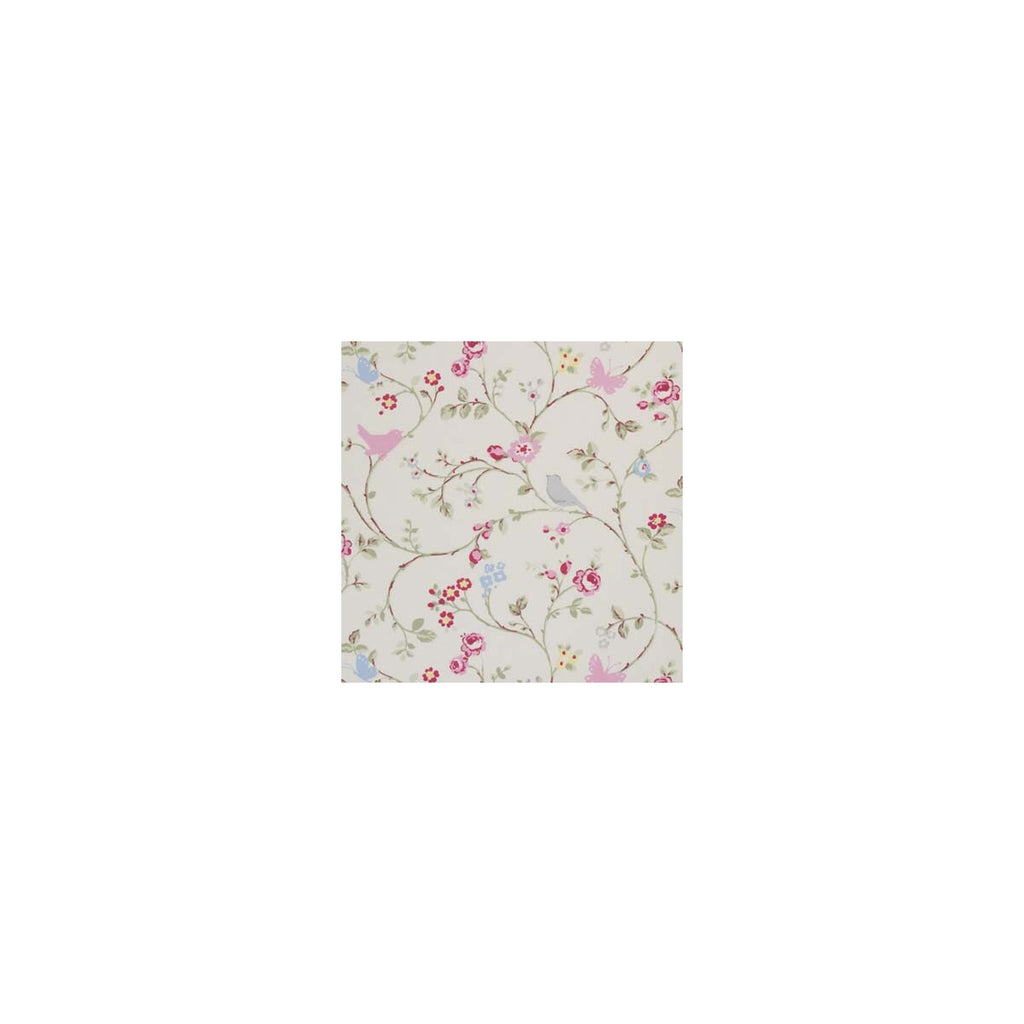 Samples and Purchasing available for Bird Trail - Grey  By Clarke And Clarke | Clarke & Clarke Vintage Classics | Botanical & Floral Multipurpose Print at Designer Wallcoverings and Fabrics