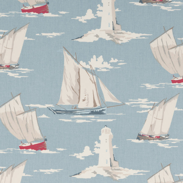 Skipper - Marine  By Clarke And Clarke | Clarke & Clarke Maritime Prints | Novelty Multipurpose Print