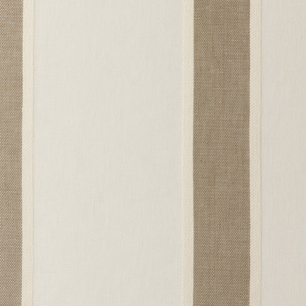 Samples and Purchasing available for Isola - Ivory  By Clarke And Clarke | Clarke & Clarke Natura Sheers |Stripes  Drapery Weave at Designer Wallcoverings and Fabrics