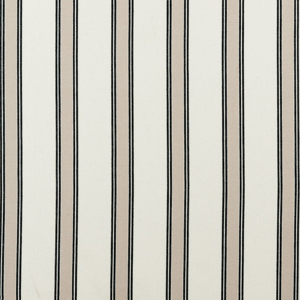 Oxford - Charcoal  By Clarke And Clarke | Clarke & Clarke Ticking Stripes |Stripes  Multipurpose Weave