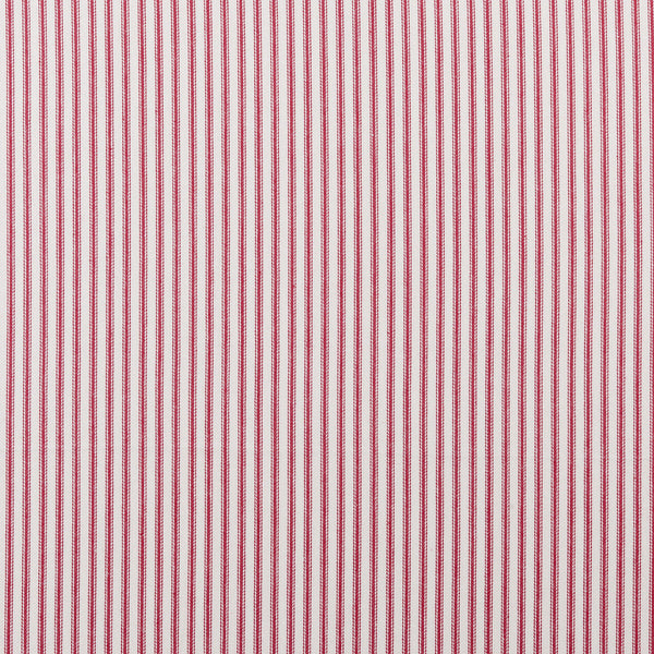 Sutton - Red  By Clarke And Clarke | Clarke & Clarke Ticking Stripes |Stripes  Multipurpose Weave