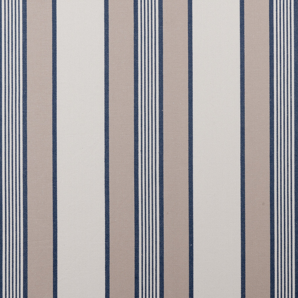 Samples and Purchasing available for Regatta - Navy  By Clarke And Clarke | Clarke & Clarke Ticking Stripes |Stripes  Multipurpose Weave at Designer Wallcoverings and Fabrics