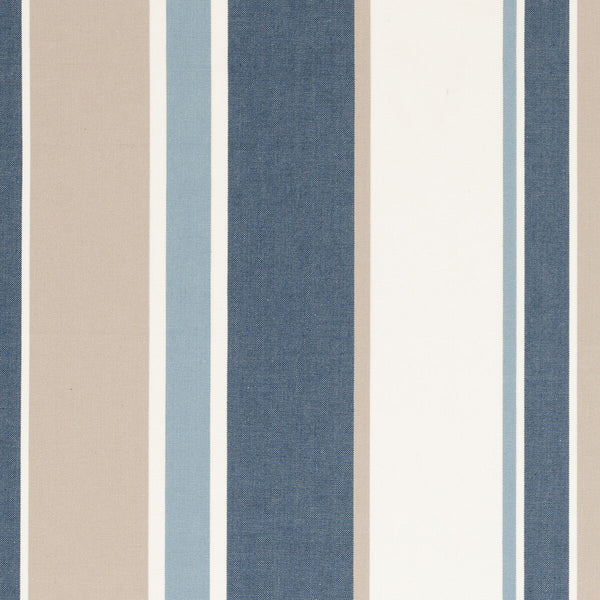 Hartford - Denim  By Clarke And Clarke | Clarke & Clarke New England |Stripes  Multipurpose Weave