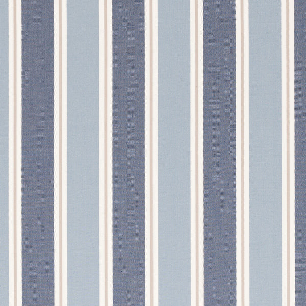 Stamford - Denim  By Clarke And Clarke | Clarke & Clarke New England |Stripes  Multipurpose Weave