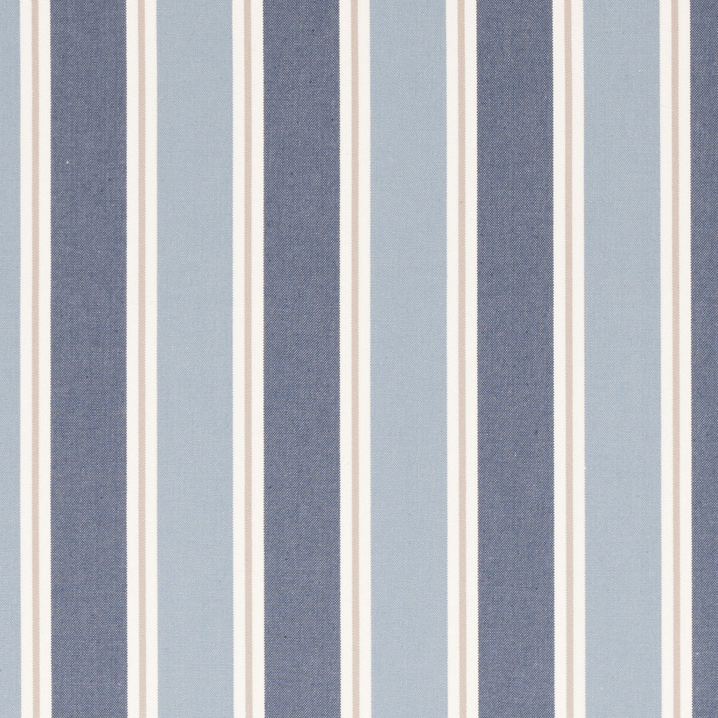Samples and Purchasing available for Stamford - Denim  By Clarke And Clarke | Clarke & Clarke New England |Stripes  Multipurpose Weave at Designer Wallcoverings and Fabrics
