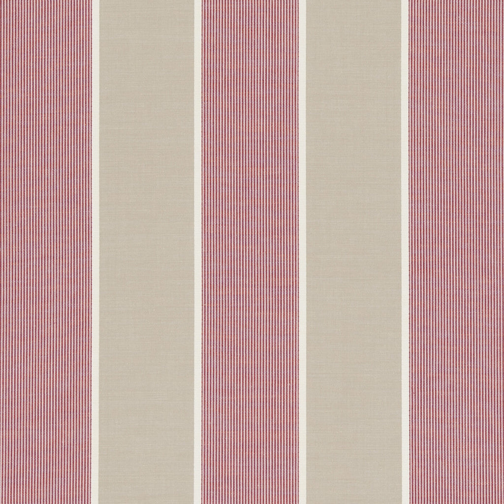 Samples and Purchasing available for Chatburn - Raspberry  By Clarke And Clarke | Clarke & Clarke Ribble Valley |Stripes  Multipurpose Weave at Designer Wallcoverings and Fabrics