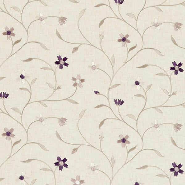 Mellor - Heather  By Clarke And Clarke | Clarke & Clarke Ribble Valley |  Drapery Embroidery