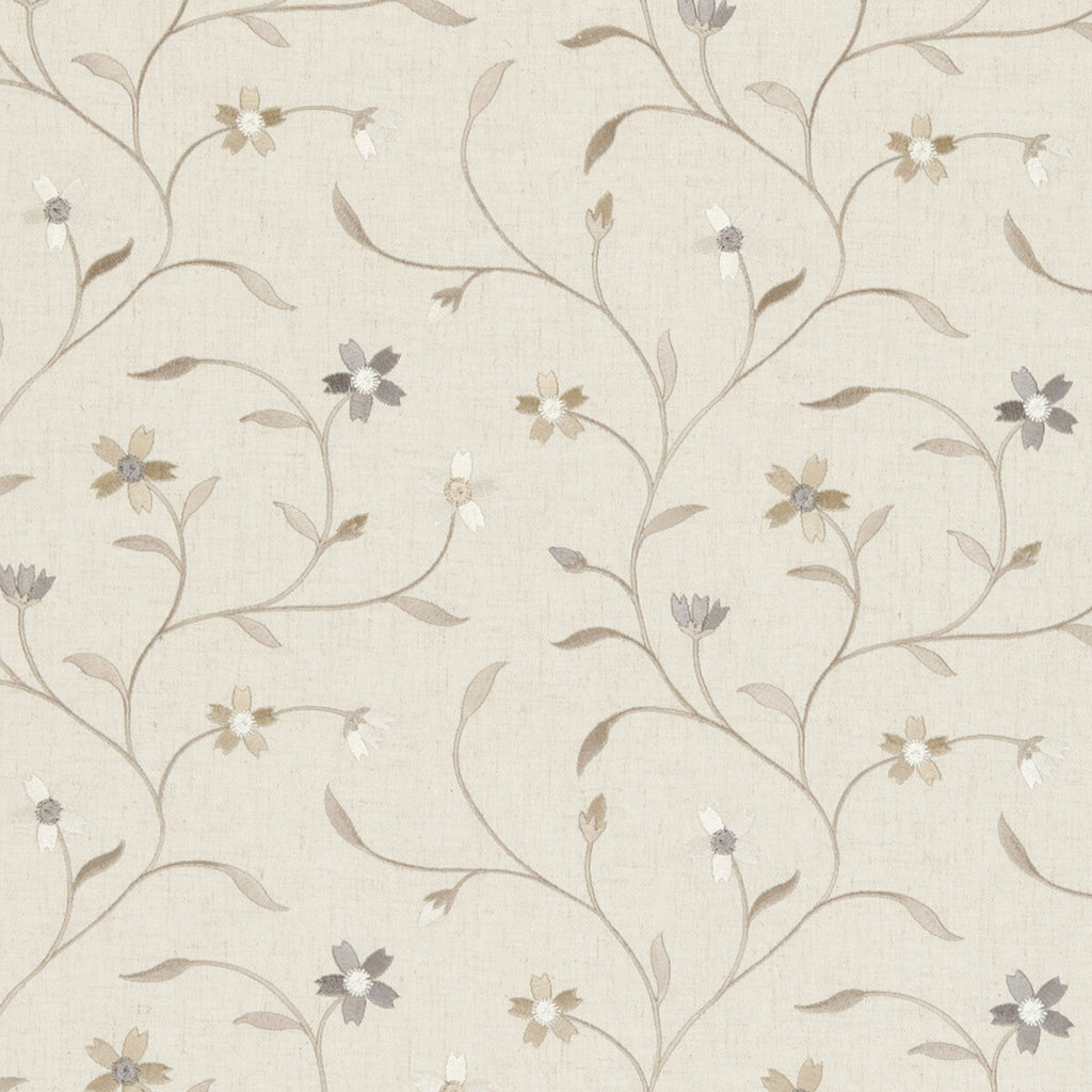 Samples and Purchasing available for Mellor - Natural  By Clarke And Clarke | Clarke & Clarke Ribble Valley |  Drapery Embroidery at Designer Wallcoverings and Fabrics
