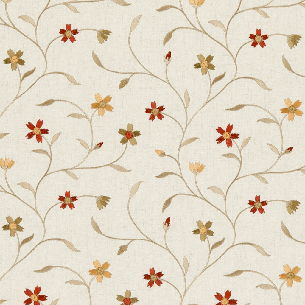 Samples and Purchasing available for Mellor - Spice  By Clarke And Clarke | Clarke & Clarke Ribble Valley |  Drapery Embroidery at Designer Wallcoverings and Fabrics