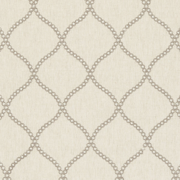 Sawley - Natural  By Clarke And Clarke | Clarke & Clarke Ribble Valley |  Drapery Embroidery