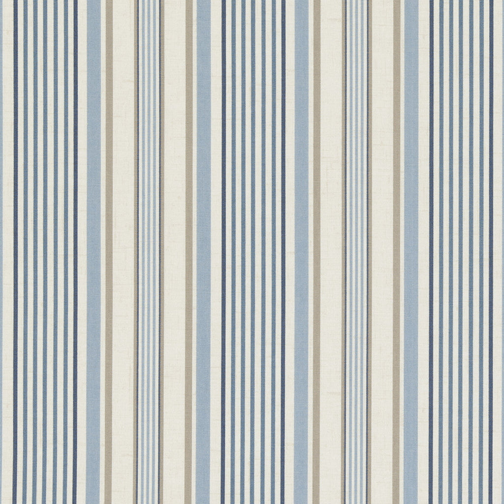 Samples and Purchasing available for Belle - Chambray  By Clarke And Clarke | Clarke & Clarke Marina | Stripes Multipurpose Print at Designer Wallcoverings and Fabrics