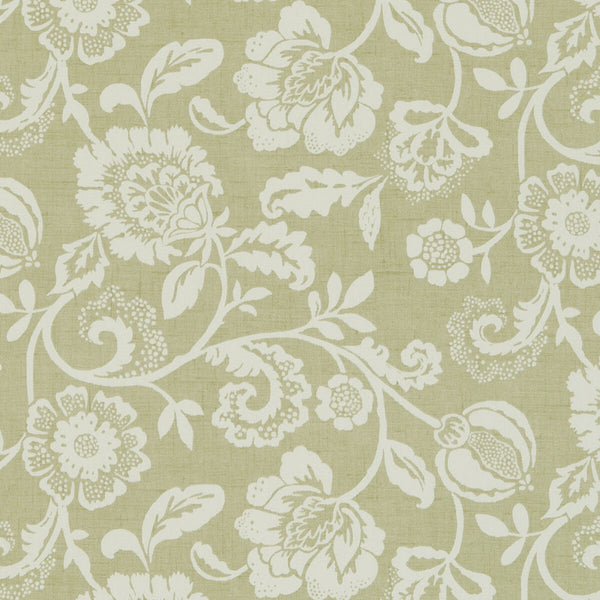 Eliza - Sage  By Clarke And Clarke | Genevieve By Studio G For C&C | Botanical & Floral Multipurpose Print