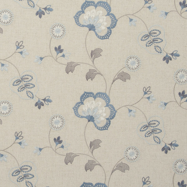 Chatsworth - Chambray  By Clarke And Clarke | Clarke & Clarke Manor House |  Drapery Embroidery