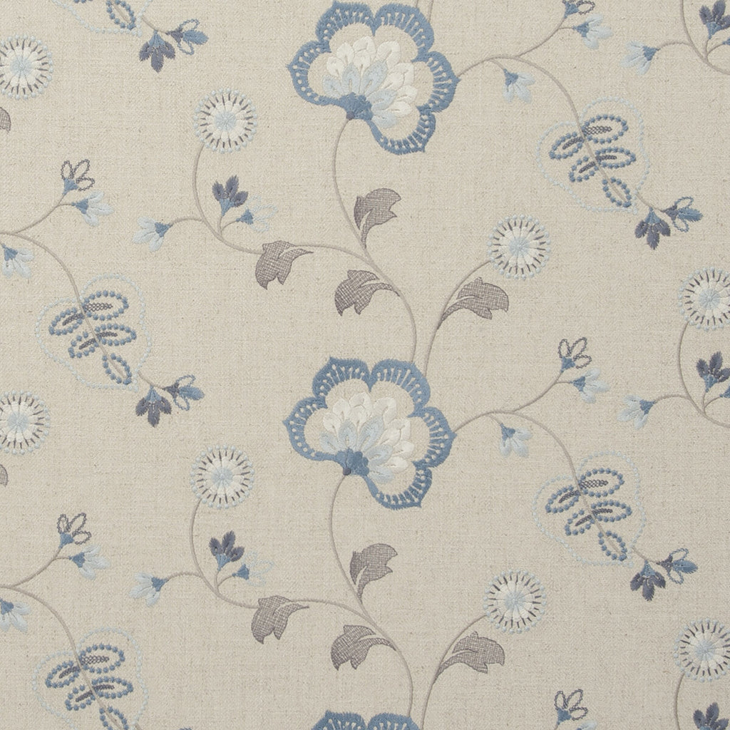 Samples and Purchasing available for Chatsworth - Chambray  By Clarke And Clarke | Clarke & Clarke Manor House |  Drapery Embroidery at Designer Wallcoverings and Fabrics