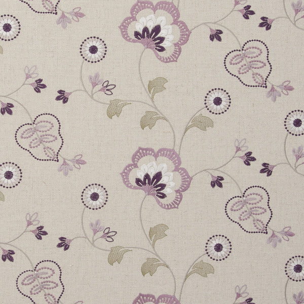Chatsworth - Orchid  By Clarke And Clarke | Clarke & Clarke Manor House |  Drapery Embroidery