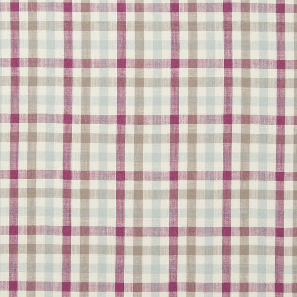 Hatfield - Raspberry  By Clarke And Clarke | Clarke & Clarke Manor House |  Multipurpose Weave