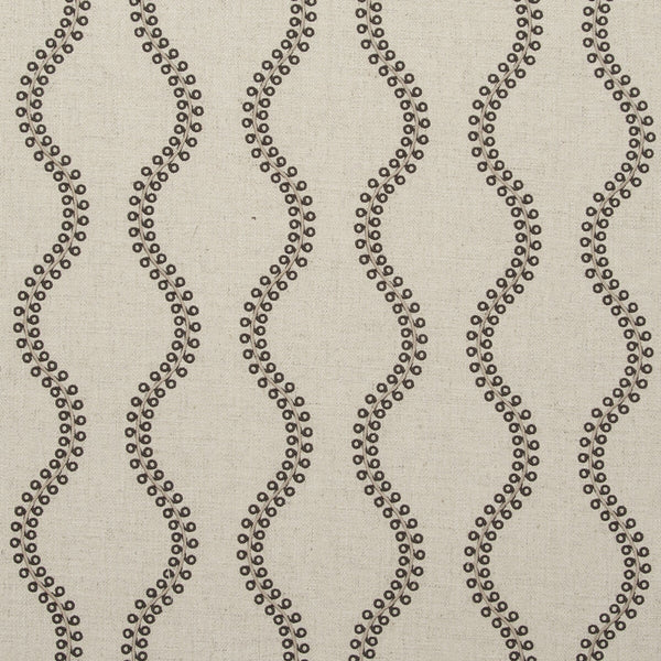Woburn - Charcoal  By Clarke And Clarke | Clarke & Clarke Manor House |  Drapery Embroidery