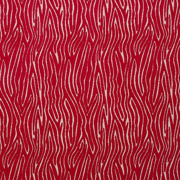 Onda - Rouge  By Clarke And Clarke | Clarke & Clarke Dimensions |Animal Skins  Multipurpose Weave