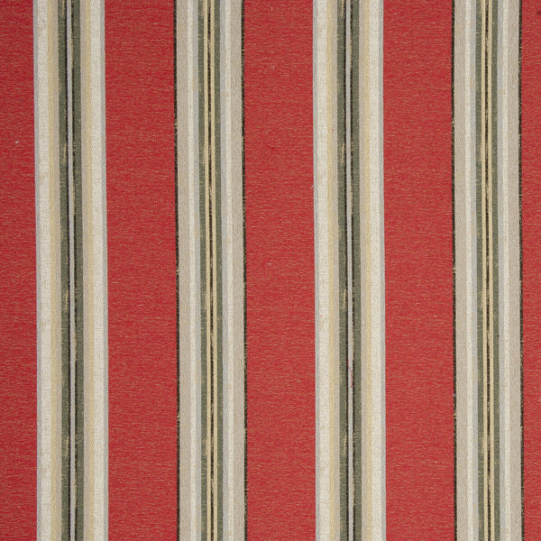 Hattusa - Crimson  By Clarke And Clarke | Clarke & Clarke Anatolia |Stripes  Upholstery Weave